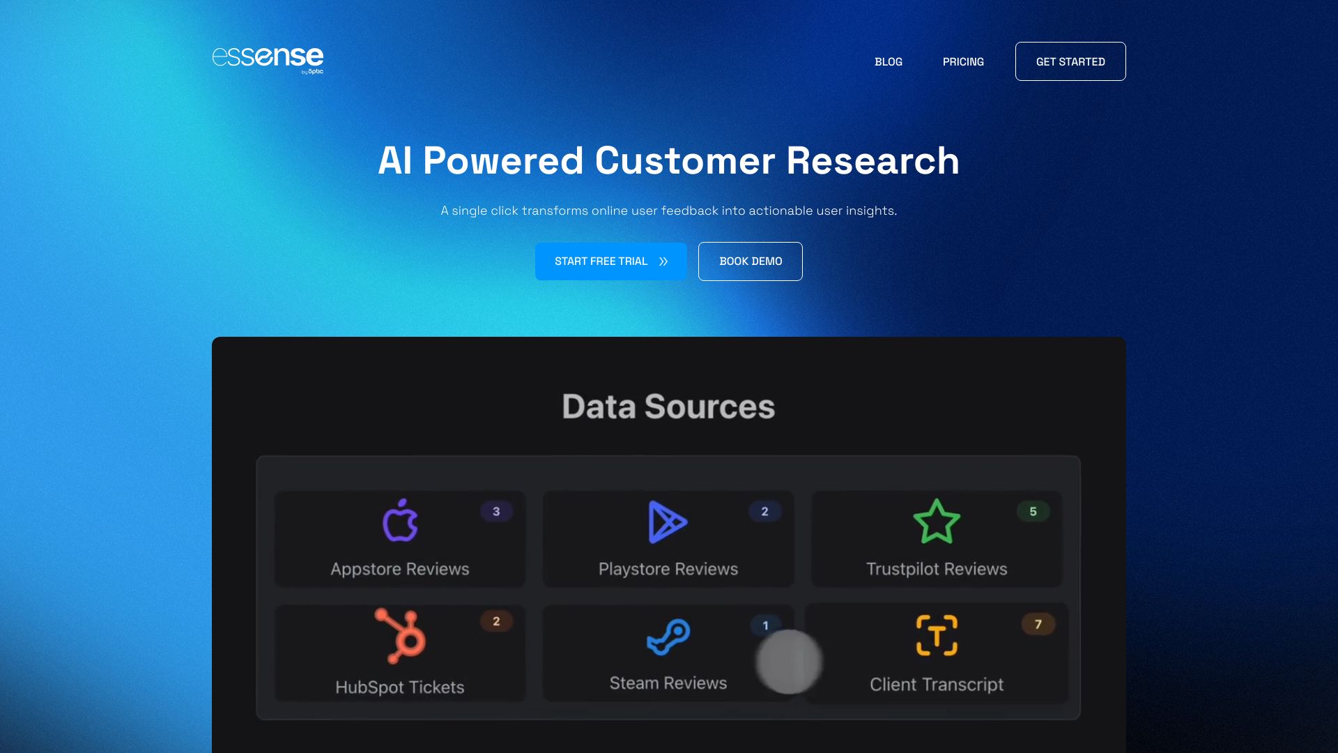 Essense AI网页截图,Essense AI网页快照