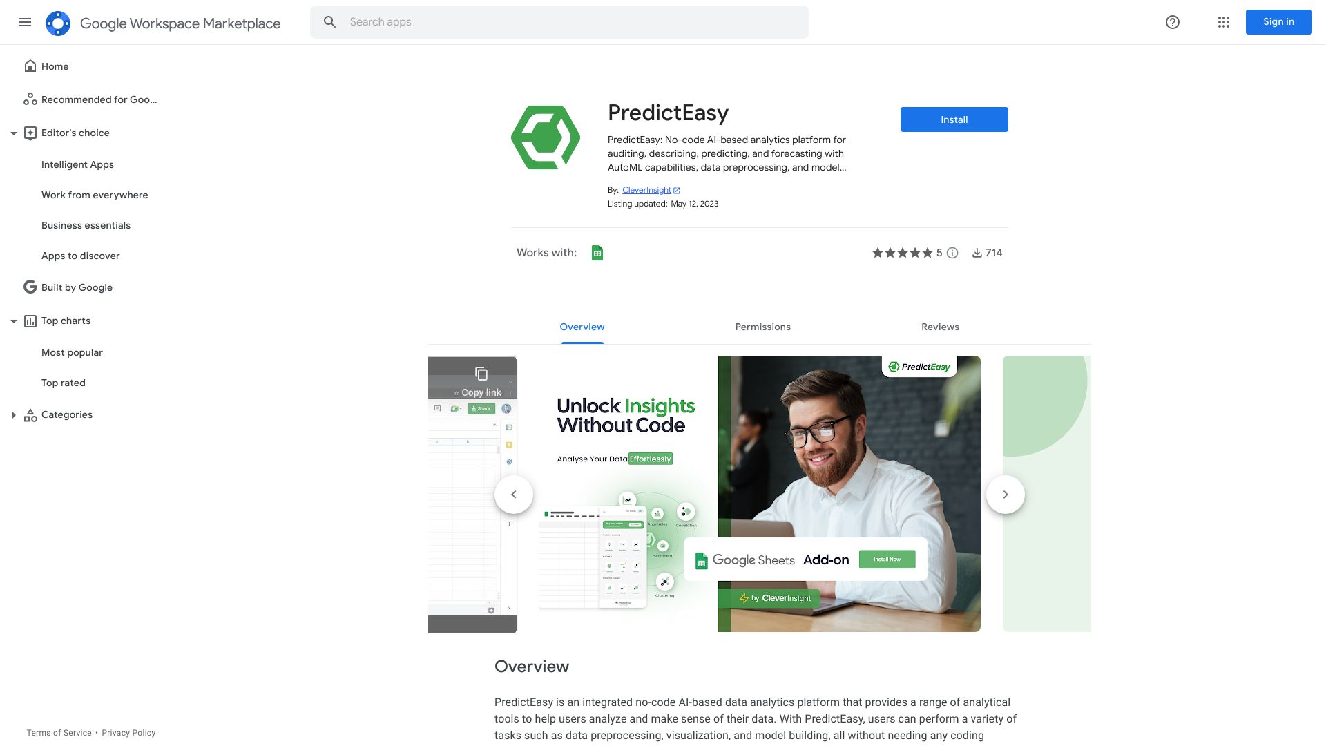 PredictEasy Add-on网页截图,PredictEasy Add-on网页快照