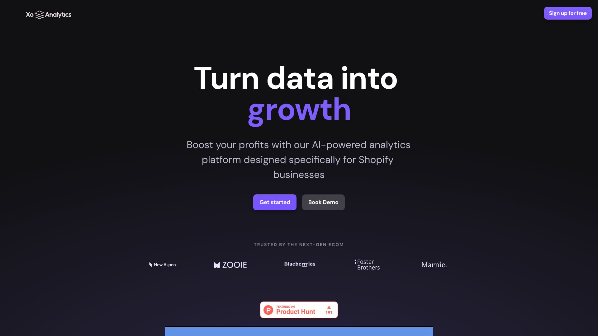 XO Analytics网页截图,XO Analytics网页快照