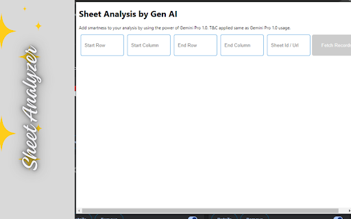 Sheet analyzer网页截图,Sheet analyzer网页快照