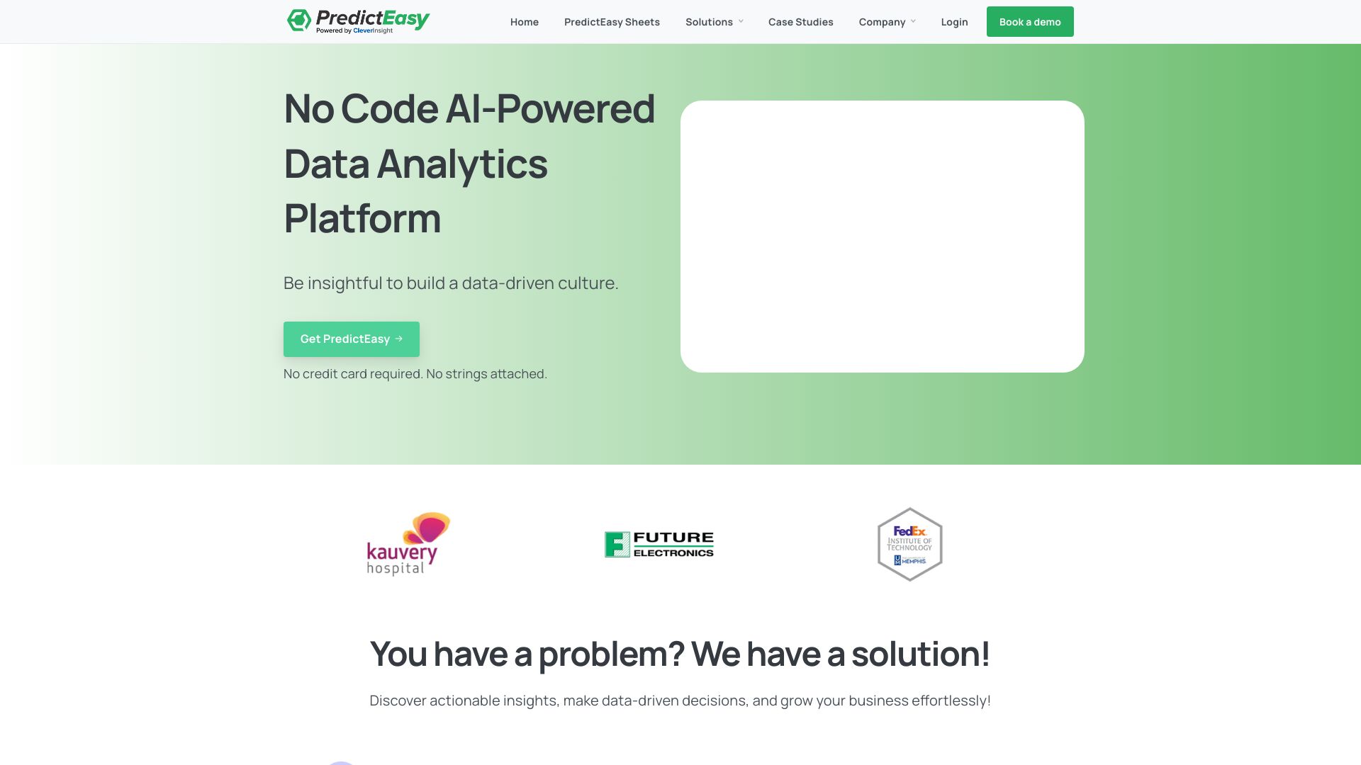 PredictEasy: NoCode ML for Google Sheets网页截图,PredictEasy: NoCode ML for Google Sheets网页快照