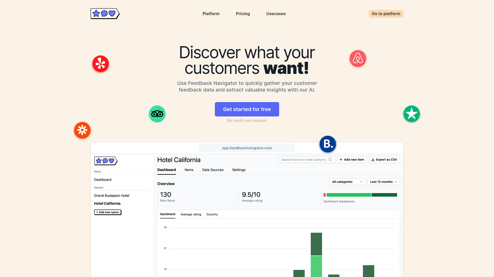 Feedback Navigator网页截图,Feedback Navigator网页快照
