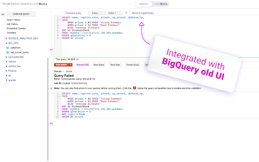 superQuery – BigQuery AI optimization engine网页截图,superQuery – BigQuery AI optimization engine网页快照