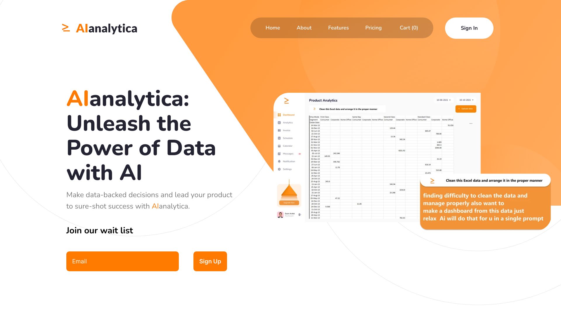 AIanalytica网页截图,AIanalytica网页快照