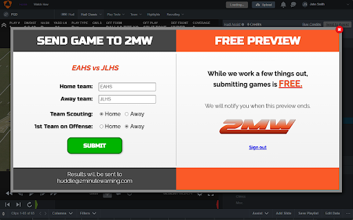 2 Minute Warning – Hudl Extension网页截图,2 Minute Warning – Hudl Extension网页快照