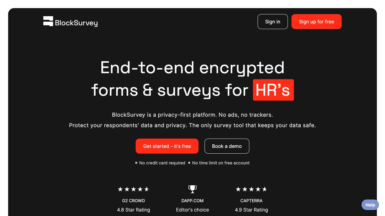 Block Survey网页截图,Block Survey网页快照