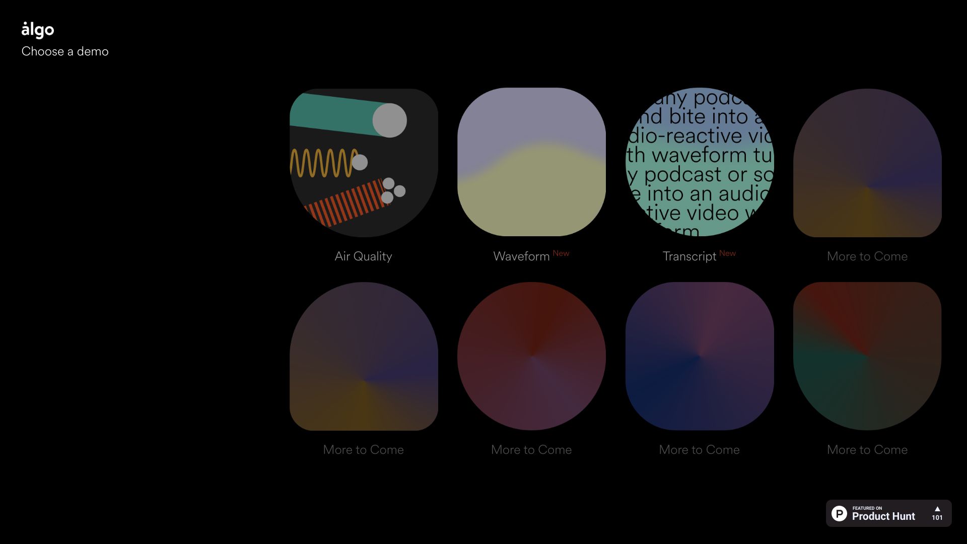 Algo for Podcasts网页截图,Algo for Podcasts网页快照