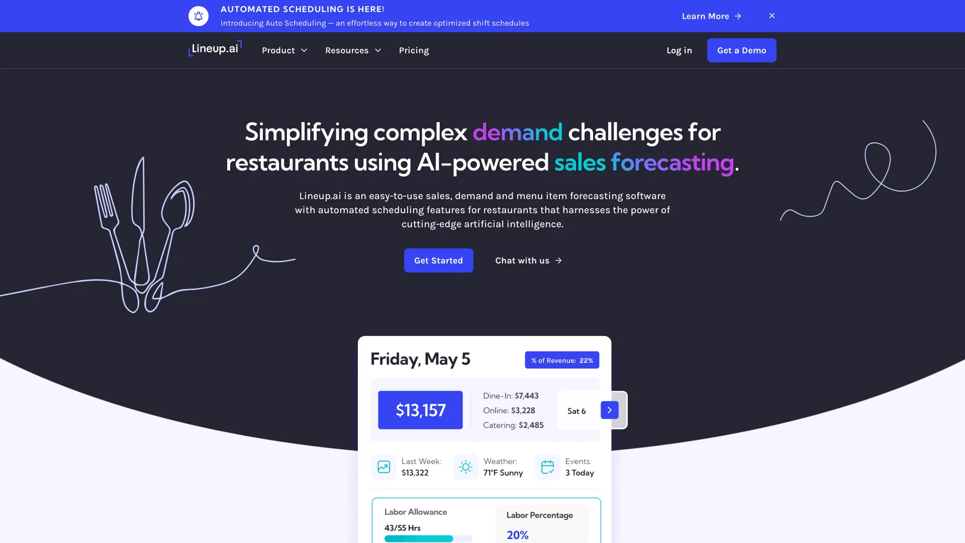 lineup.ai网页截图,lineup.ai网页快照