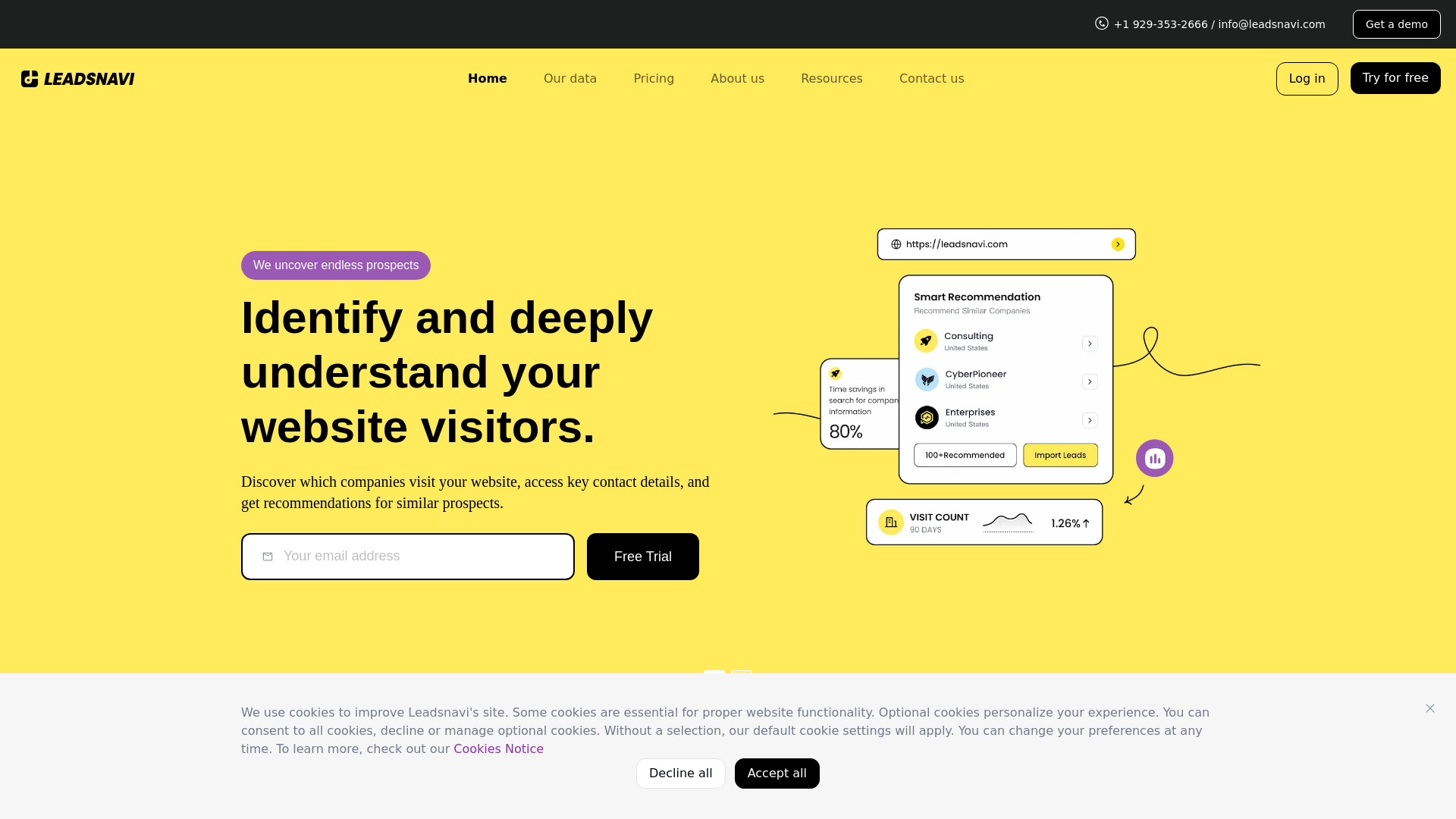 LeadsNavi网页截图,LeadsNavi网页快照