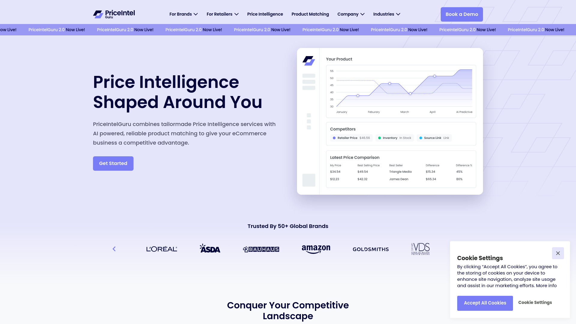 PriceIntelGuru网页截图,PriceIntelGuru网页快照