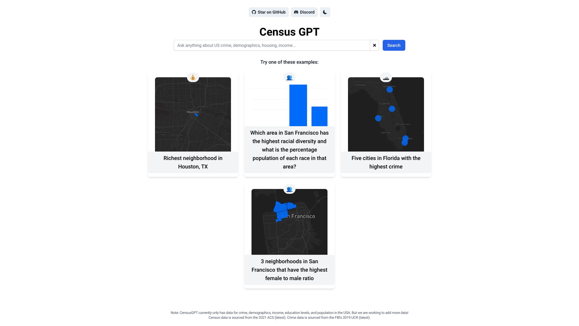 Census GPT网页截图,Census GPT网页快照