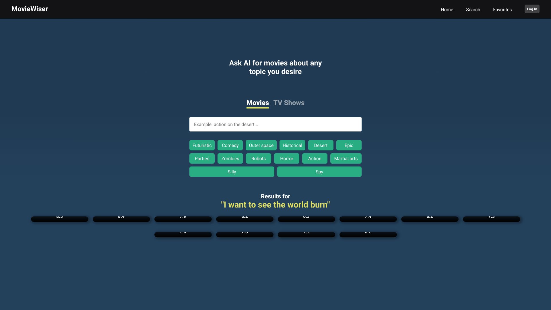 MovieWiser网页截图,MovieWiser网页快照