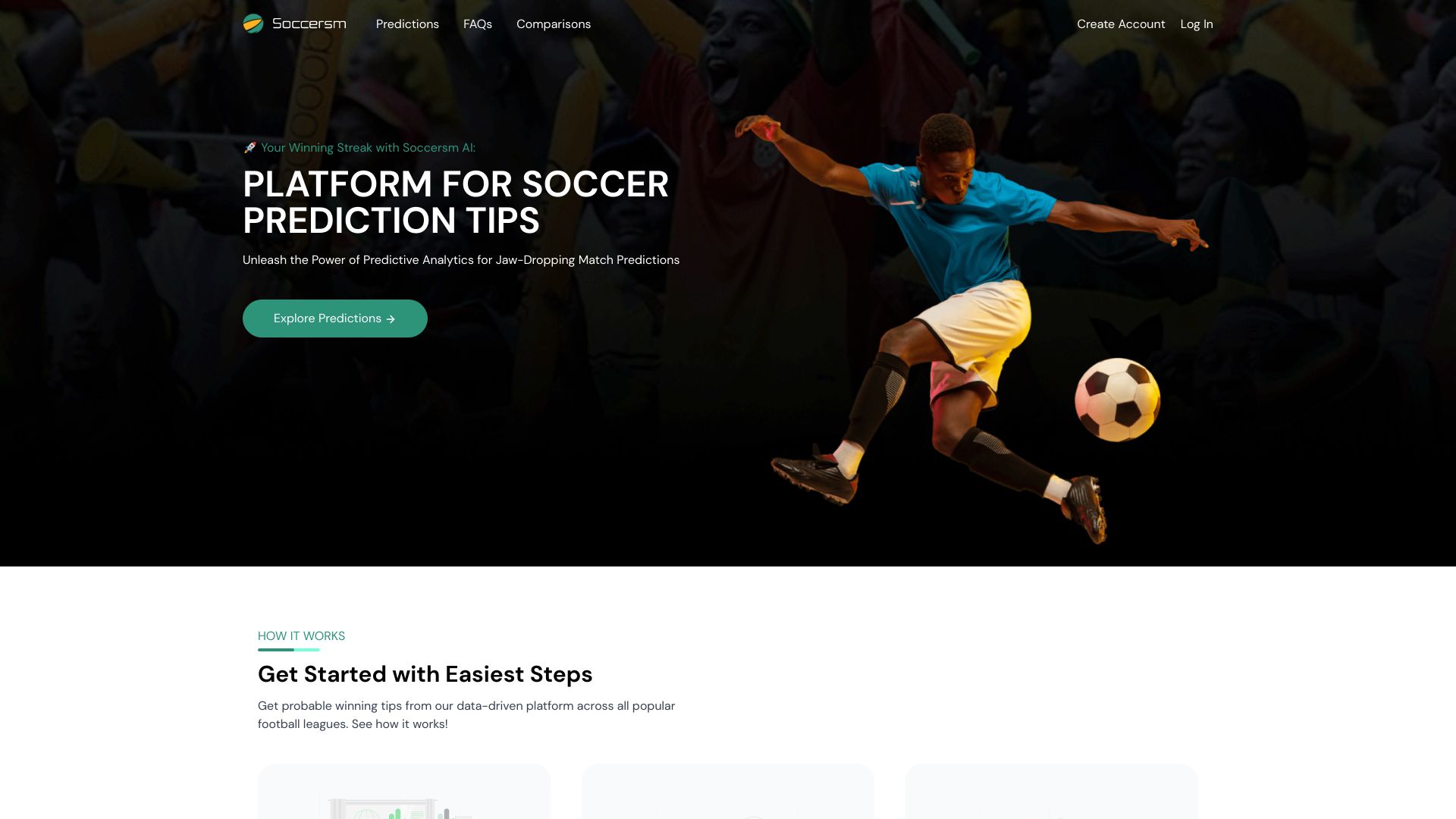 Soccersm Analytics AI网页截图,Soccersm Analytics AI网页快照