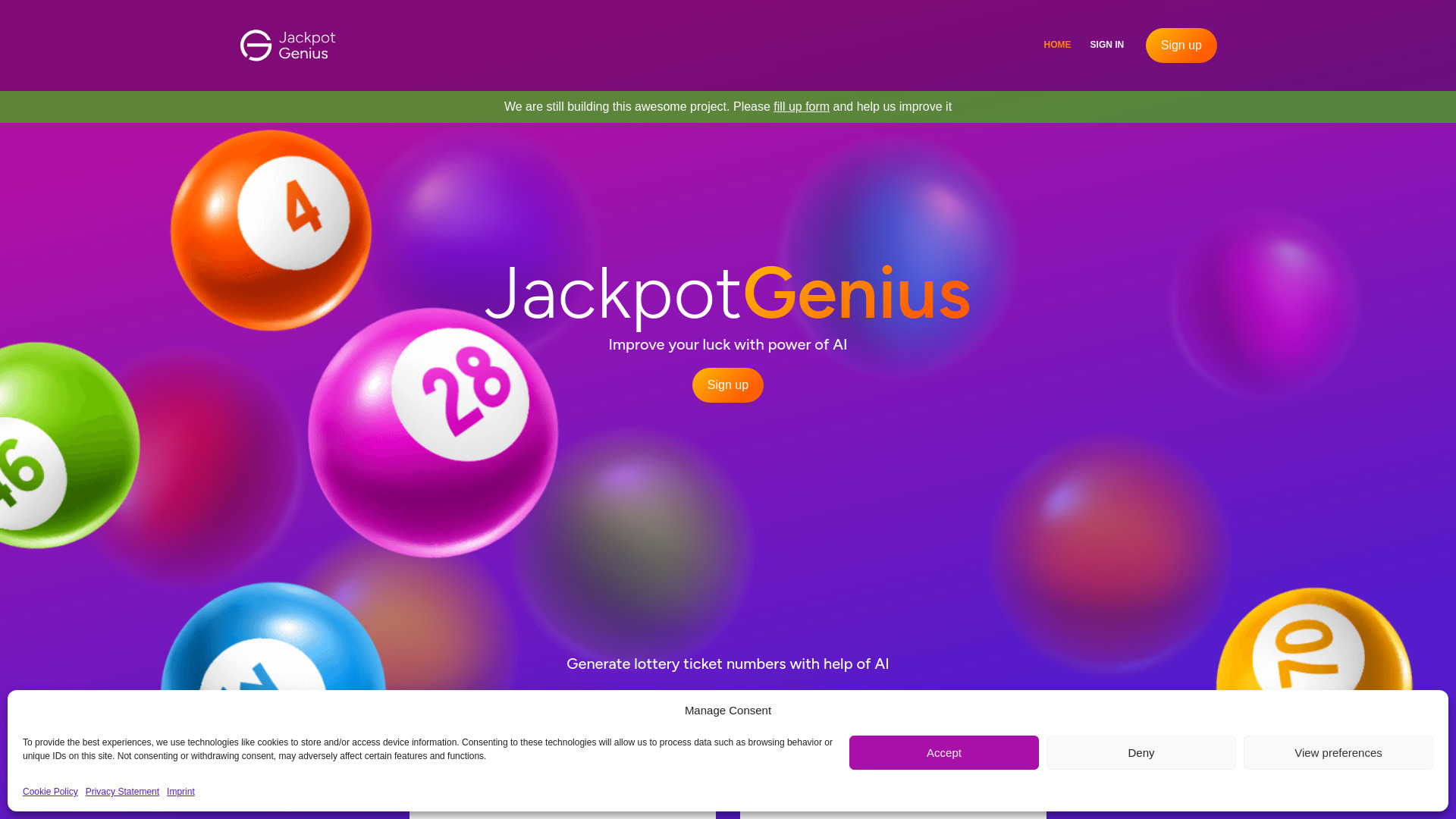 JackpotGenius网页截图,JackpotGenius网页快照
