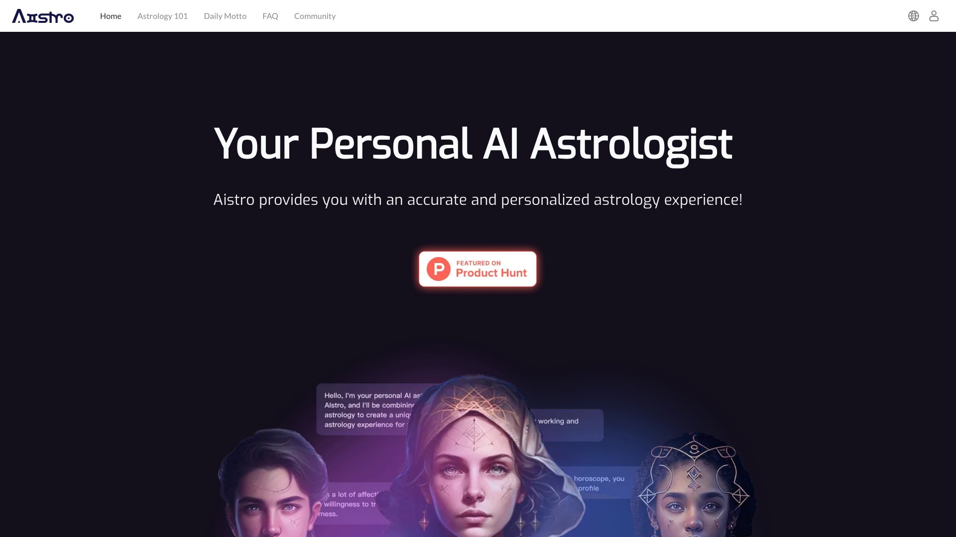 Aistro网页截图,Aistro网页快照