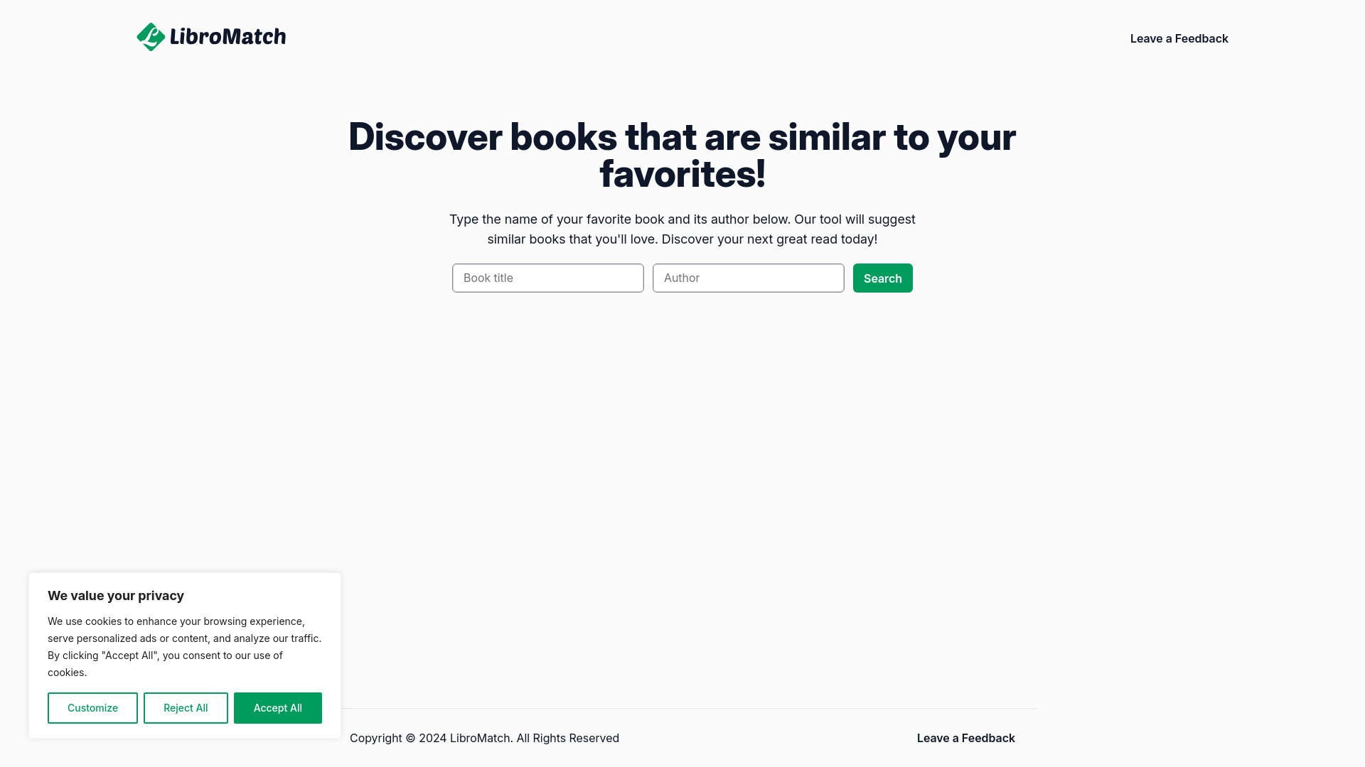 LibroMatch网页截图,LibroMatch网页快照