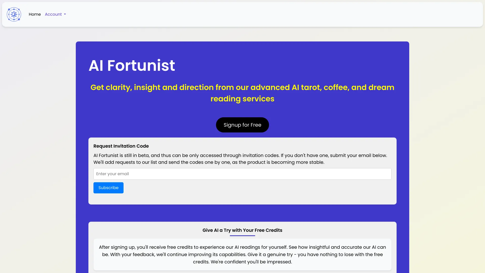 AI Fortunist (AI-Powered Tarot Readings)网页截图,AI Fortunist (AI-Powered Tarot Readings)网页快照