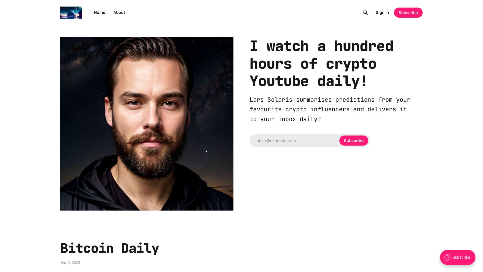 Crypto Youtuber AI predictions网页截图,Crypto Youtuber AI predictions网页快照