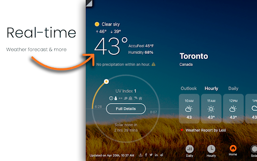 UV Weather网页截图,UV Weather网页快照