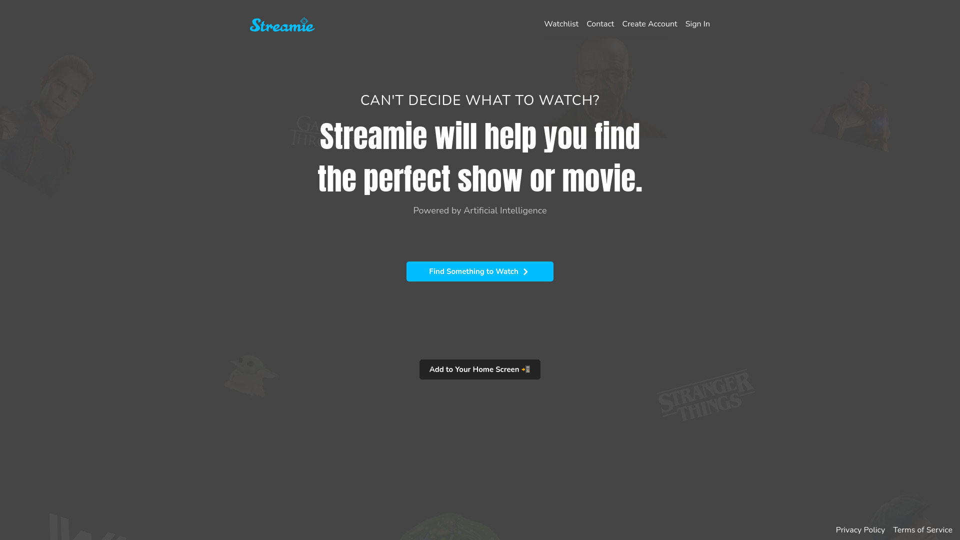 Streamie AI网页截图,Streamie AI网页快照