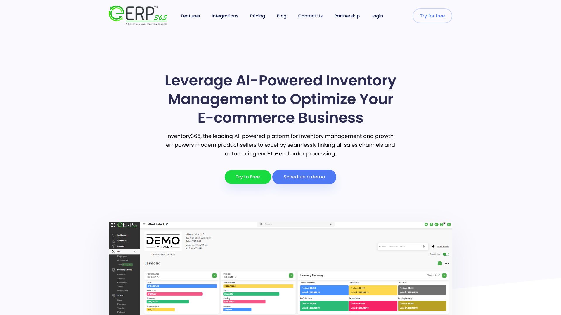 Inventory365网页截图,Inventory365网页快照
