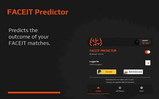 FACEIT Predictor网页截图,FACEIT Predictor网页快照