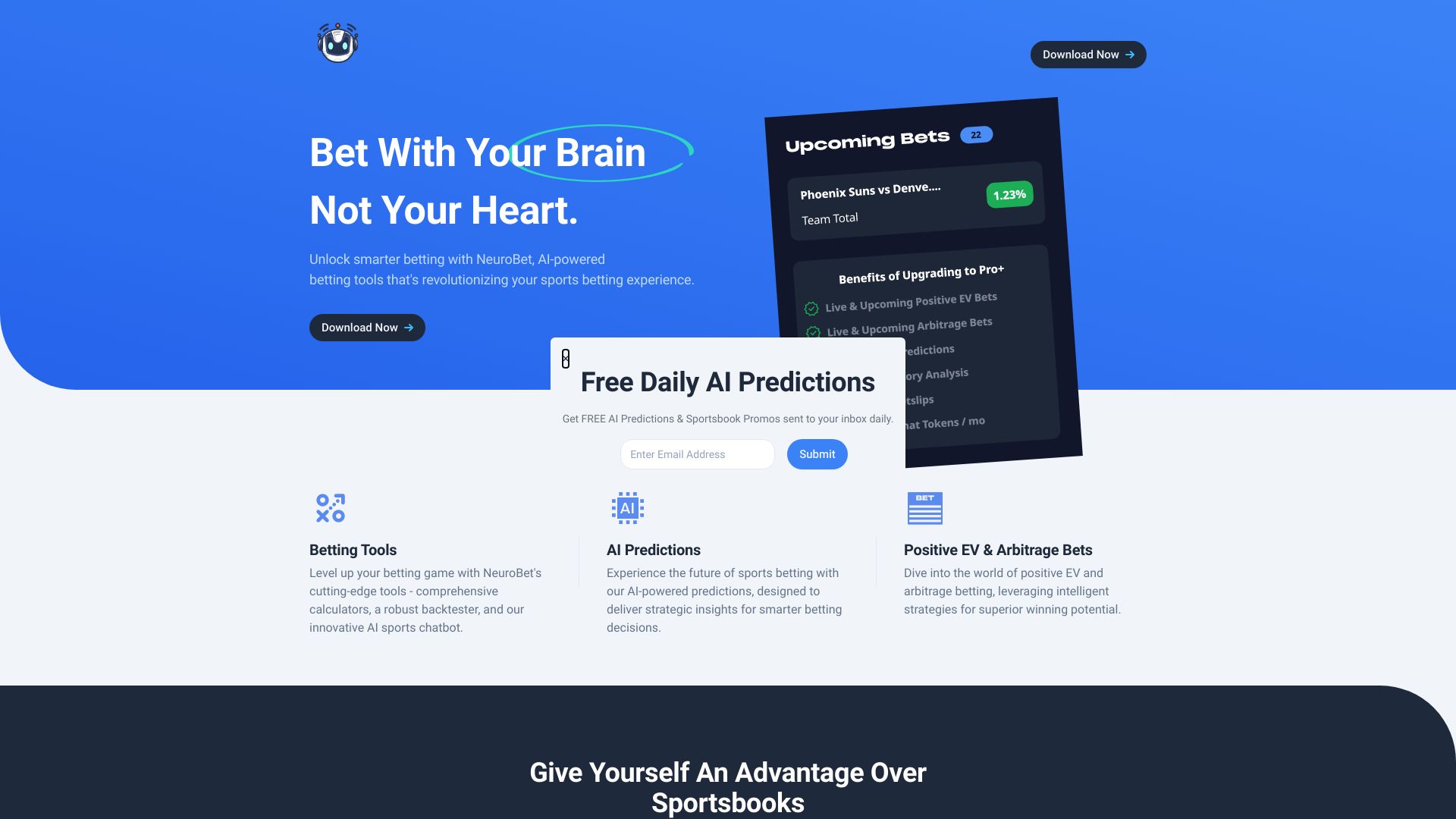 NeuroBet网页截图,NeuroBet网页快照