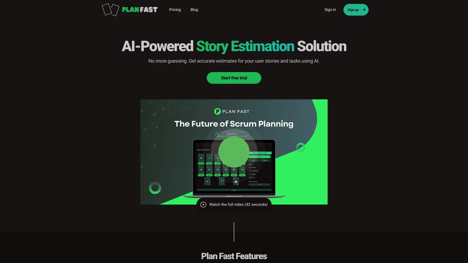 Plan Fast网页截图,Plan Fast网页快照