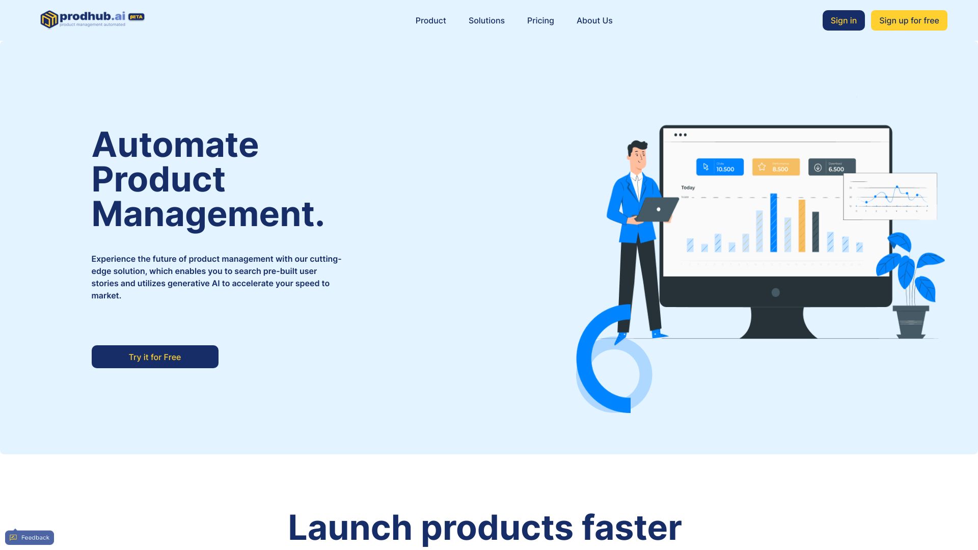 Prodhub.ai网页截图,Prodhub.ai网页快照