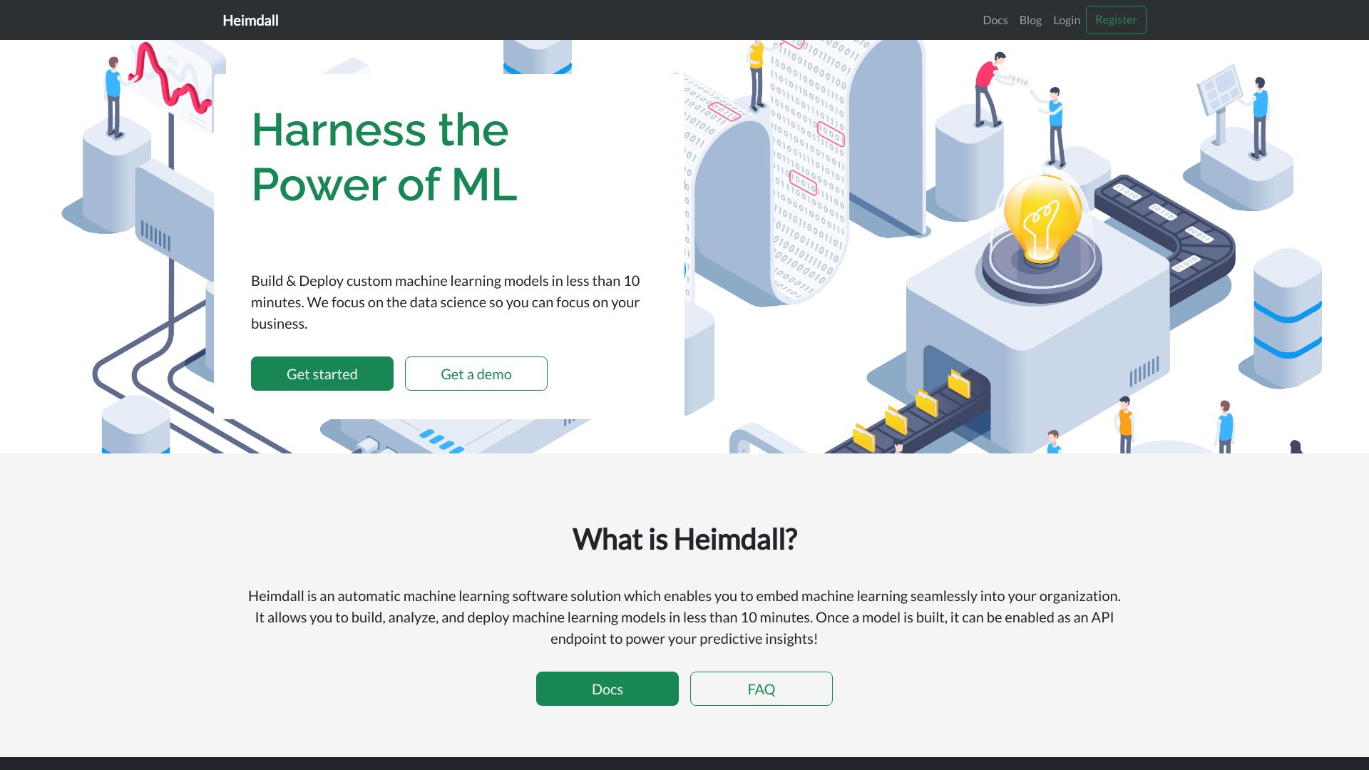 Heimdall ML网页截图,Heimdall ML网页快照