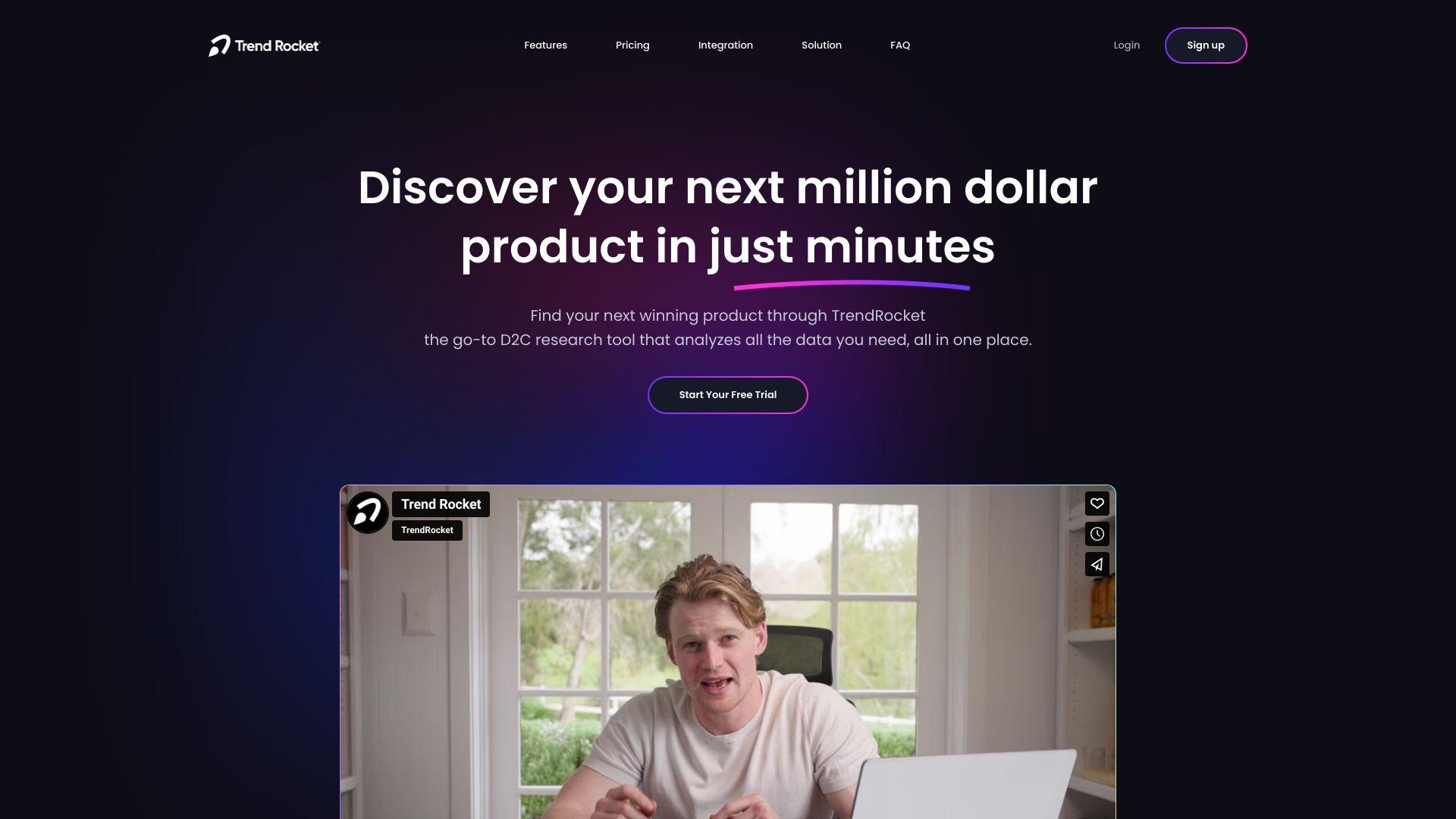 Trend Rocket网页截图,Trend Rocket网页快照