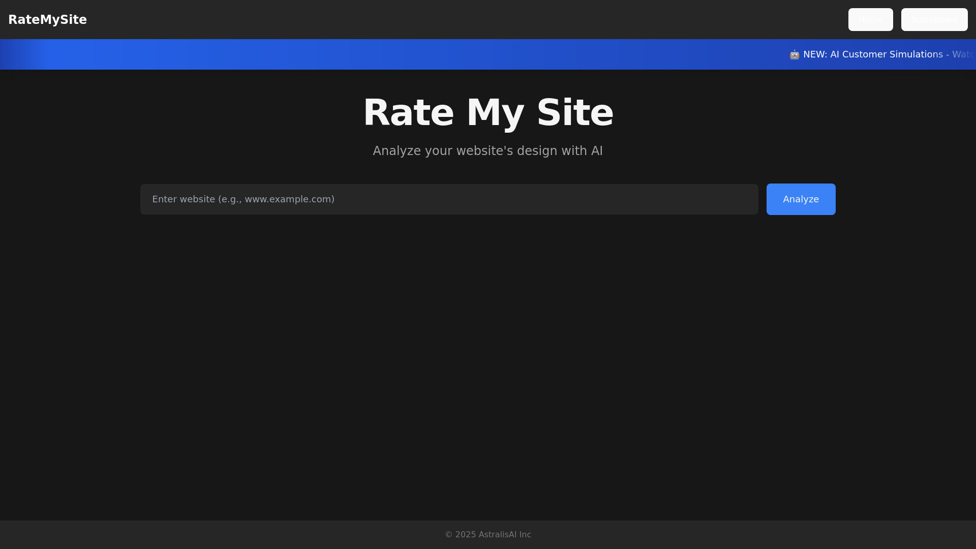 RateMySite网页截图,RateMySite网页快照