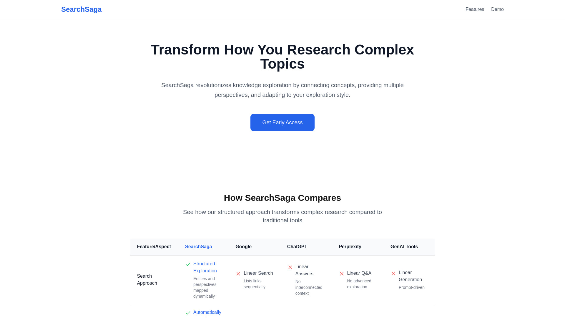 SearchSaga网页截图,SearchSaga网页快照