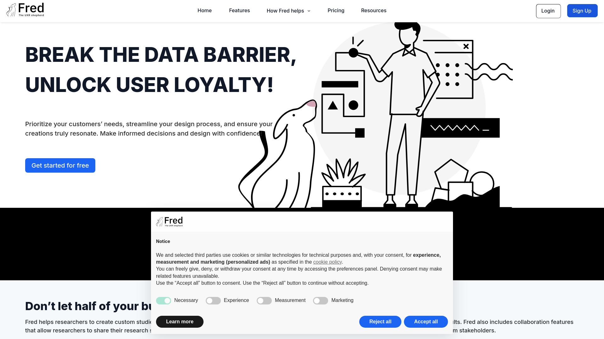 Fred – The UXR shepherd网页截图,Fred – The UXR shepherd网页快照