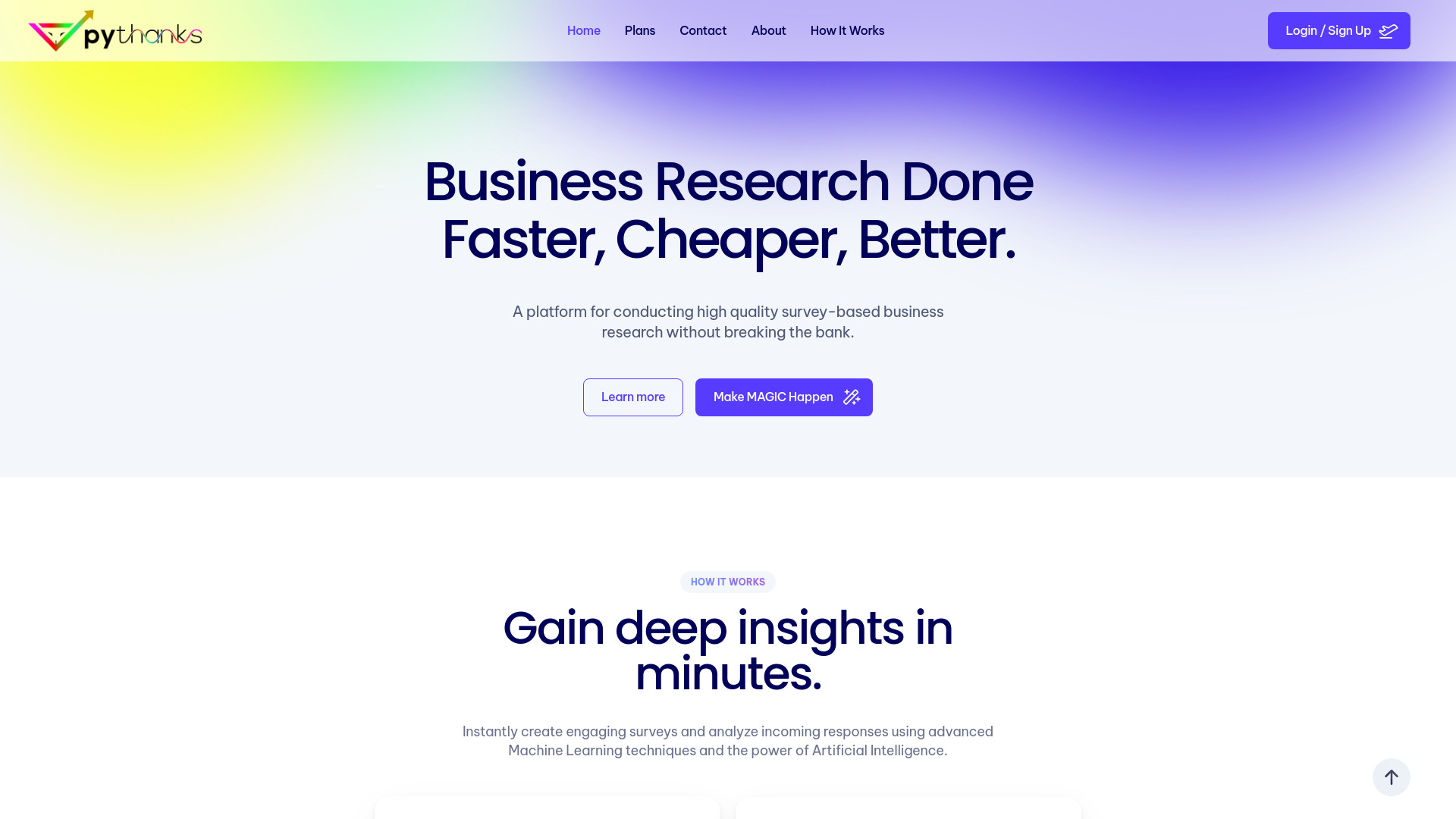 pythanks MAGIC and READYMADE solutions网页截图,pythanks MAGIC and READYMADE solutions网页快照
