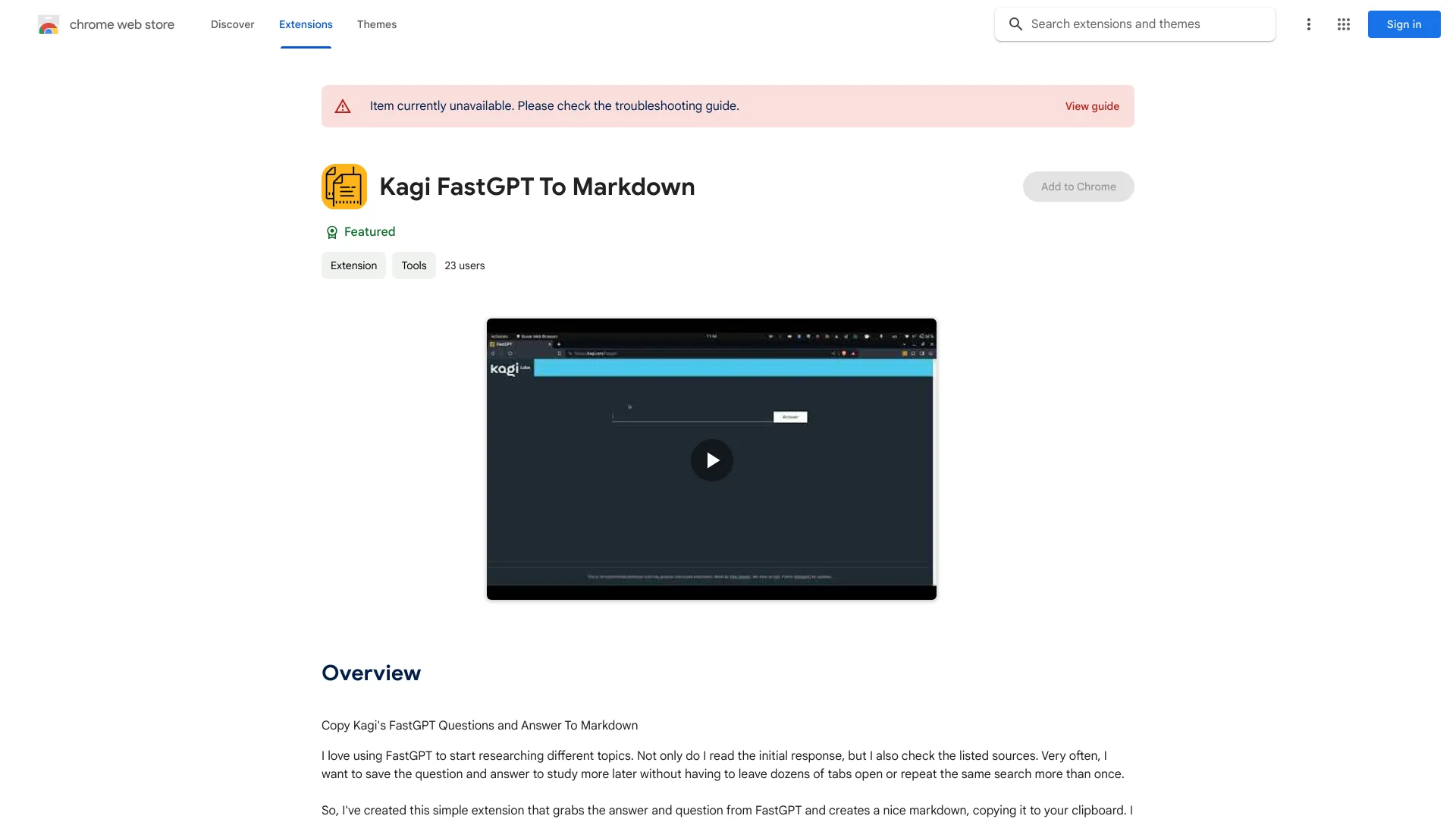 Kagi FastGPT To Markdown网页截图,Kagi FastGPT To Markdown网页快照