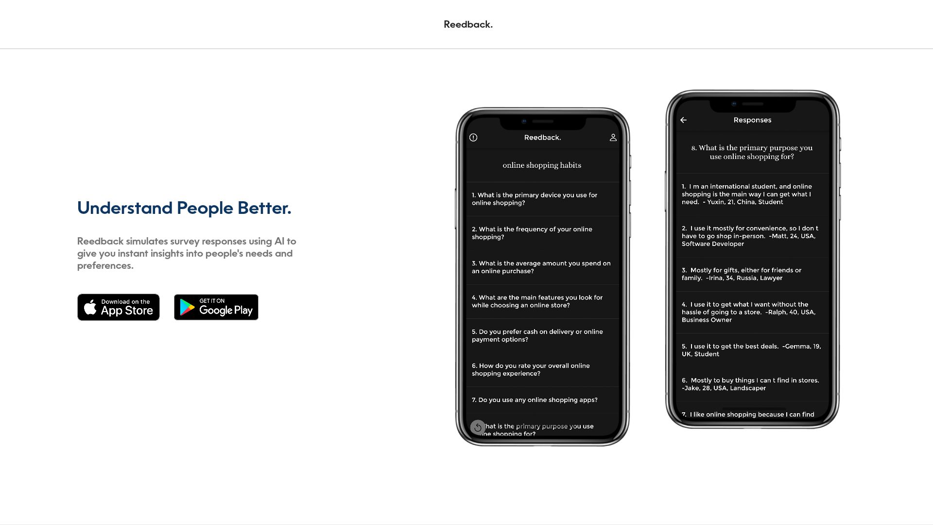 Reedback – Automated Surveys网页截图,Reedback – Automated Surveys网页快照