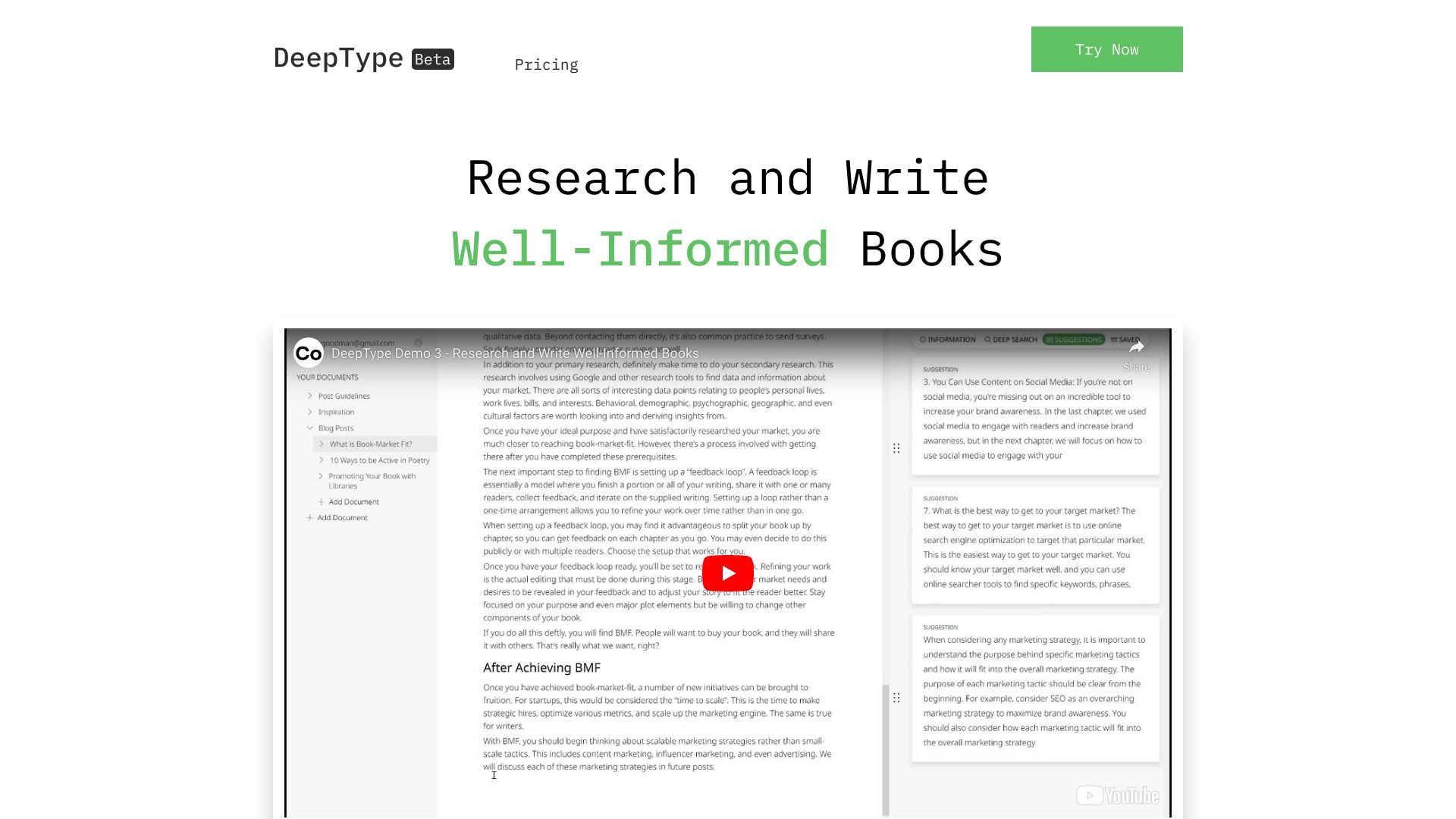 DeepType网页截图,DeepType网页快照