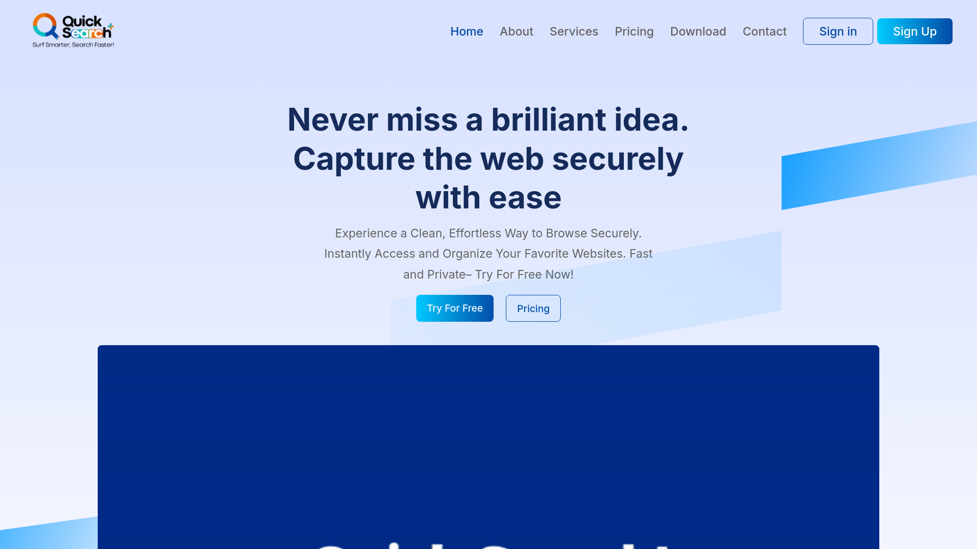 QuickSearchPlus网页截图,QuickSearchPlus网页快照
