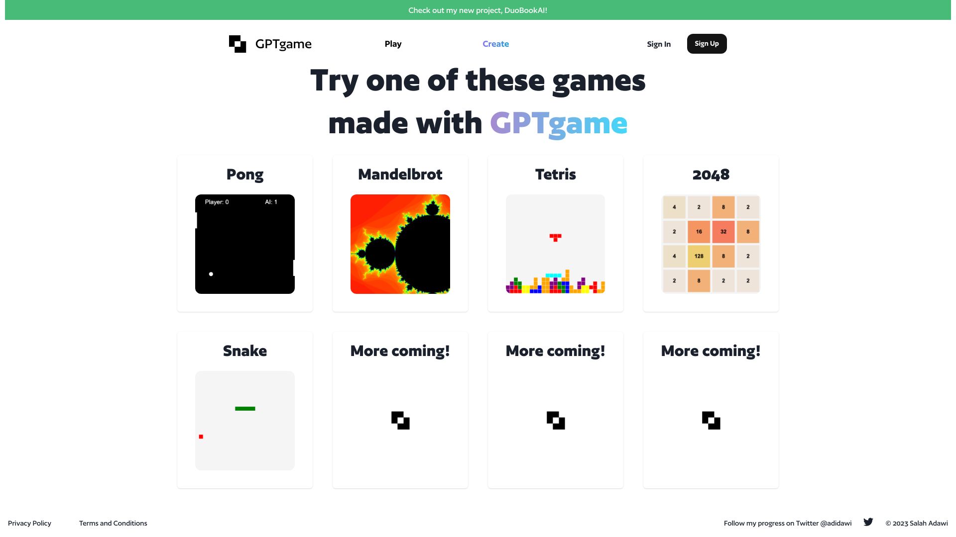 GPTgame网页截图,GPTgame网页快照