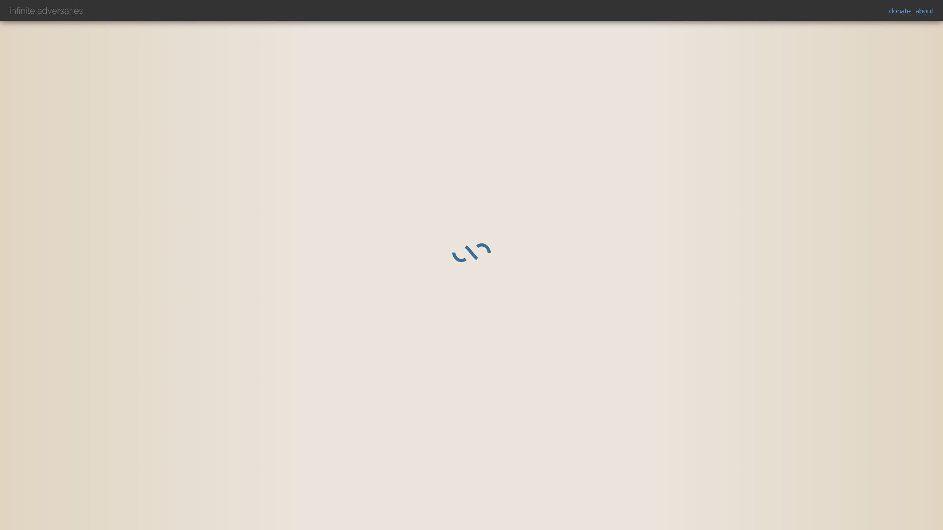 Infinite Adversaries网页截图,Infinite Adversaries网页快照