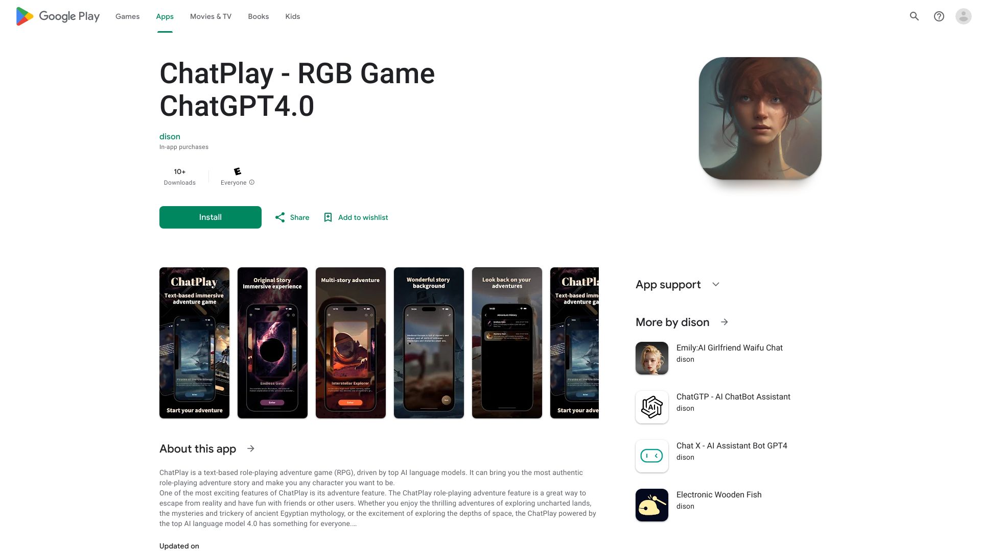 ChatPlay网页截图,ChatPlay网页快照