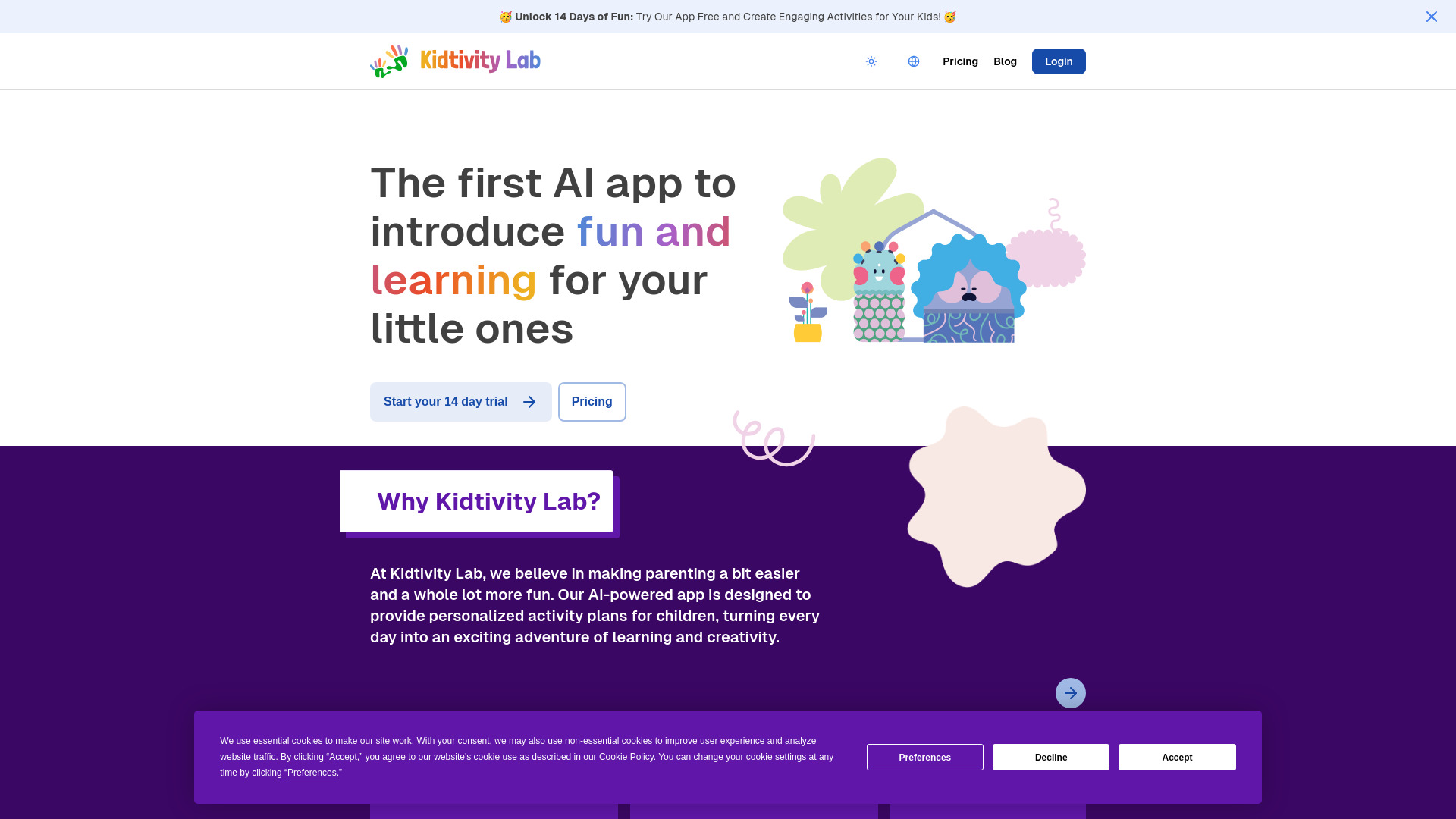 Kidtivity Lab网页截图,Kidtivity Lab网页快照