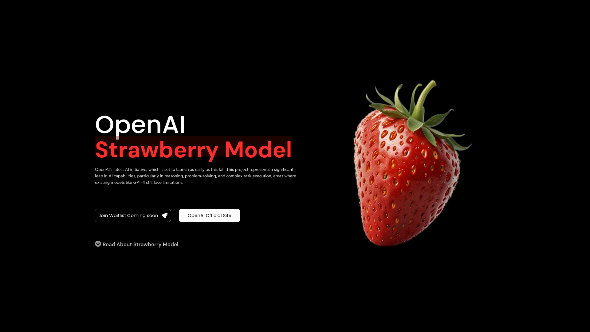 Strawberry AI网页截图,Strawberry AI网页快照