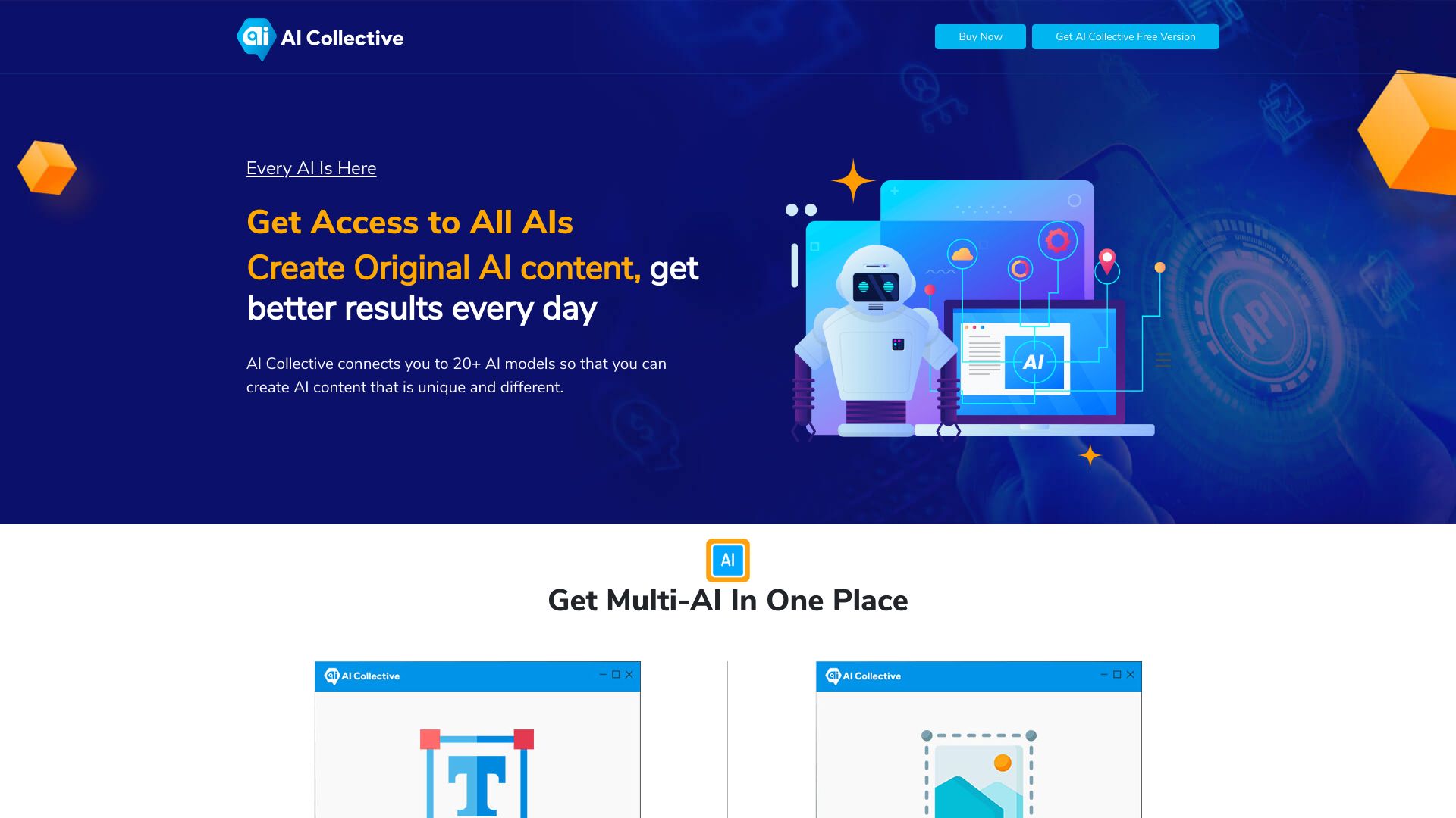 AI Collective网页截图,AI Collective网页快照