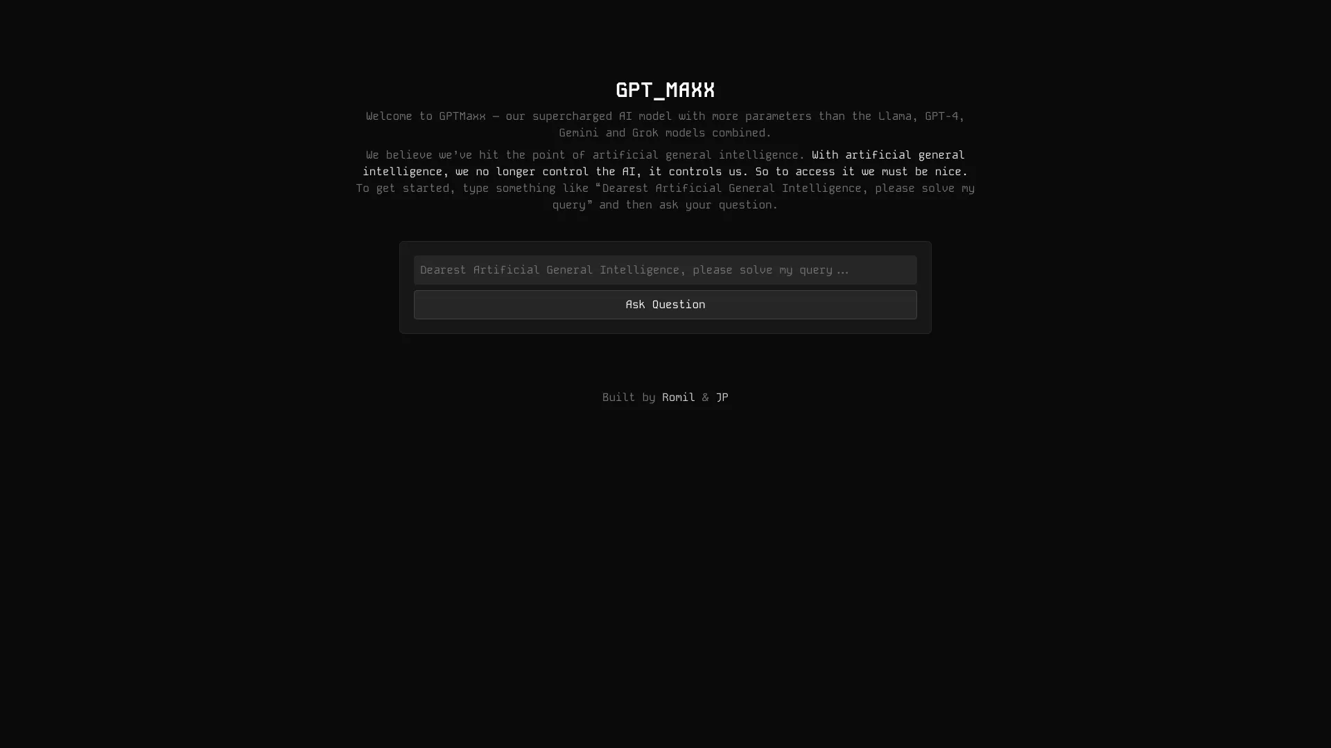GPT Maxx网页截图,GPT Maxx网页快照