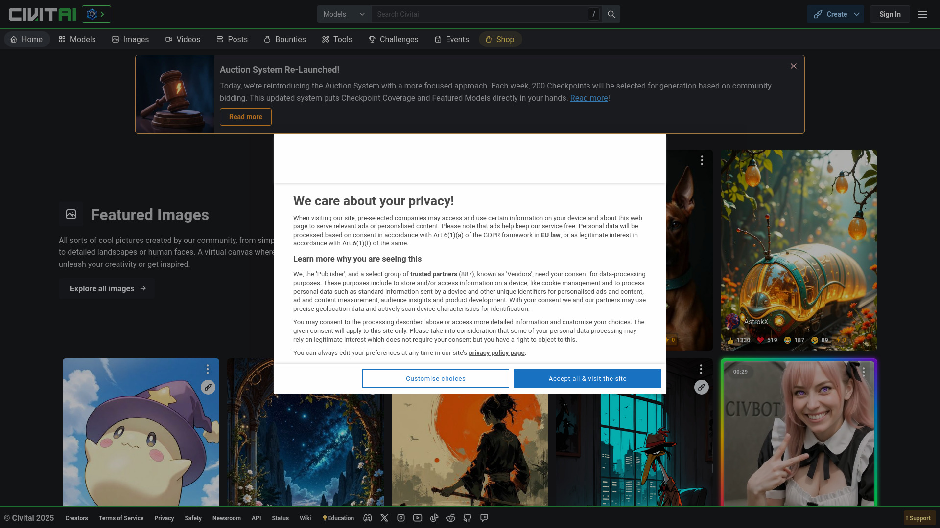 Civitai green网页截图,Civitai green网页快照