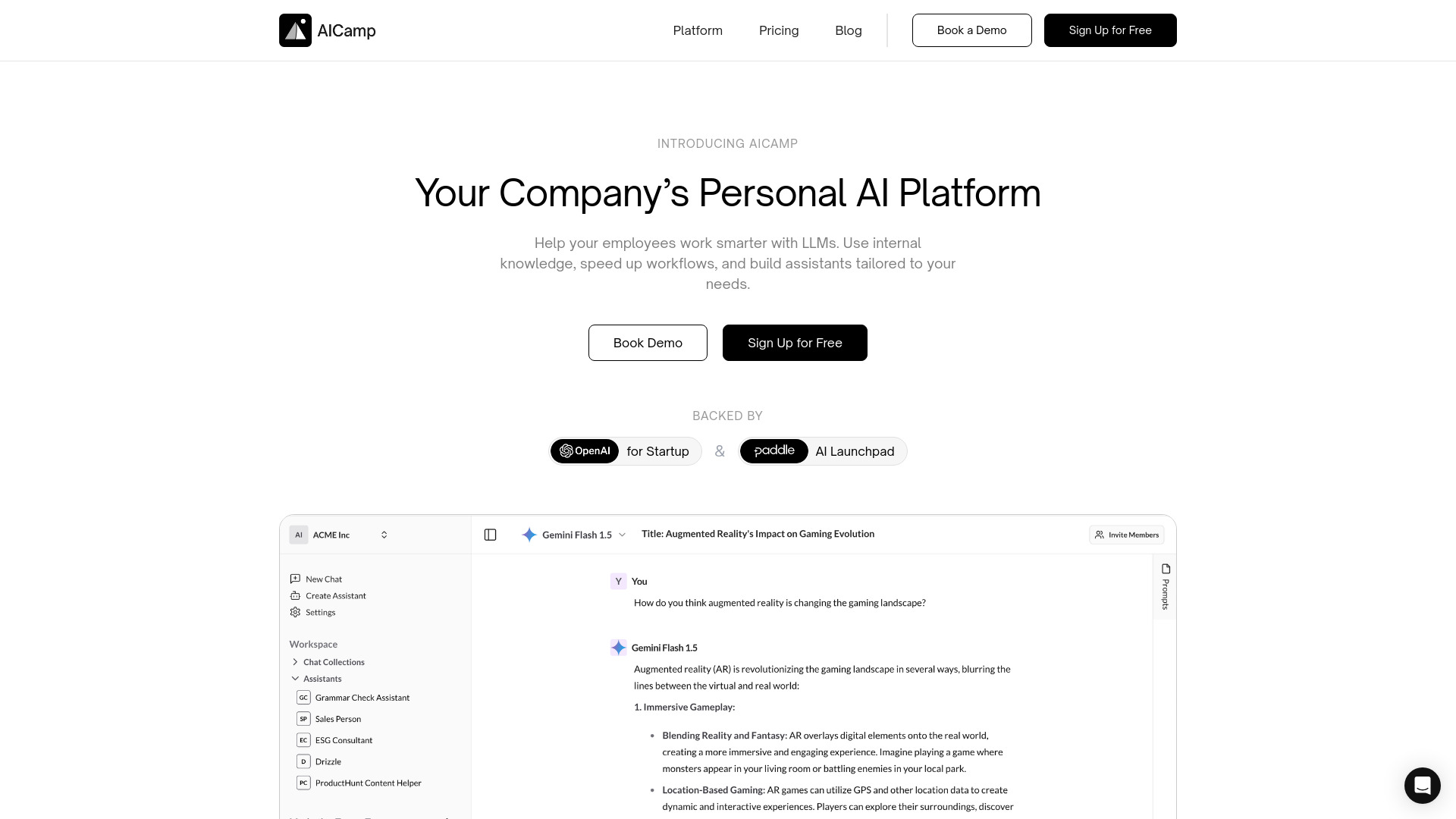 AICamp网页截图,AICamp网页快照