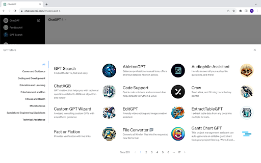 GPT Store: Find Your Fit in Numerous GPTs网页截图,GPT Store: Find Your Fit in Numerous GPTs网页快照
