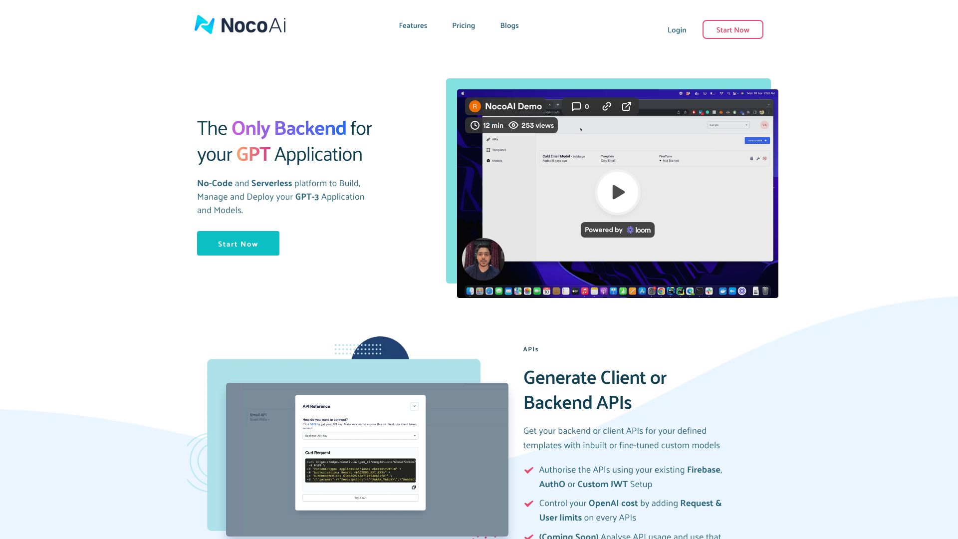 NocoAI网页截图,NocoAI网页快照